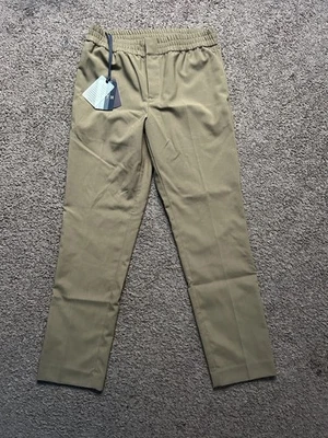 Pantalón de lana Kith Chatham tostado oscuro para hombre FW20 - talla pequeña Foto 1 de 4