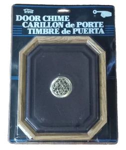 Timbre de puerta Trine con marco de roble Funciona con 1 0r 2 pulsadores NUEVO EN CAJA - Imagen 1 de 5