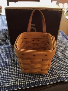 Longaberger 2000 Small Booking Chives Basket - Basket Only 408 - Picture 1 of 6