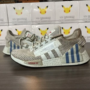 Adidas Shoes Mens 10.5 NMD R1 V2 Almost Running Sneaker Blue Comfort FZ6234 - Picture 1 of 7