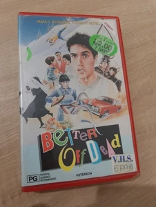 BETTER OFF DEAD - VHS MOVIE VIDEO TAPE EX-RENTAL JOHN CUSACK CBS Fox Rare PAL AU - Picture 1 of 4
