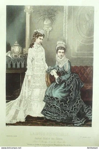Gravur Mode Universelle 1874 # 64 (Old Fashion plate) - Bild 1 von 1