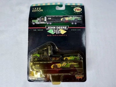 Chad Little #97 John Deere 1:144 Racing Champions 1998 Stock Car con Transportador Foto 1 de 4
