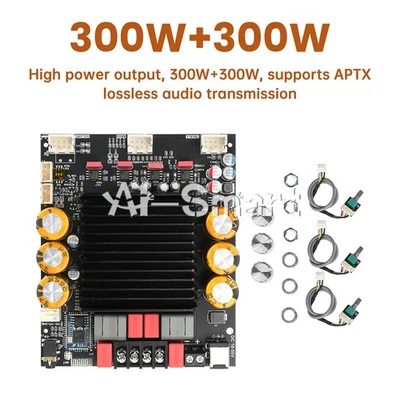 3002T PRO QCC3034 TPA3255 Bluetooth Endstufe 2.0-CH APTX Verlustfrei 300W*2 - Bild 1 von 4