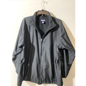 Lands End Black Jacket Youth Size XL 18-20 Windbreaker - Picture 1 of 8