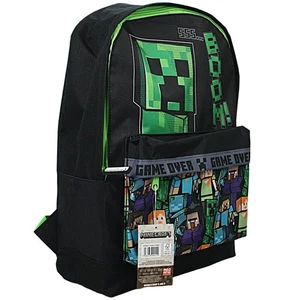 Sac à dos Minecraft idéal pour les enfants usage quotidien idéal pour l'école et les voyages - Photo 1/8
