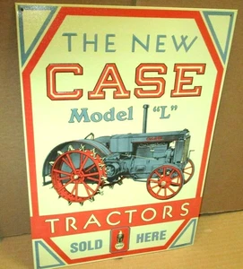 CASE Model L -- FARM TRACTOR - VINTAGE OLD SIGN -- Dated 1992 - SHOWS EAGLE LOGO - Picture 1 of 11