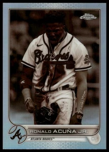2022 Topps Chrome #165 Ronald Acuña Jr. Sepia Refractor - Picture 1 of 2