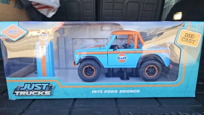 Jada Just Trucks Gulf 1973 Ford Bronco - Image 1 of 4