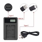 Battery charger & USB for Canon LP-E5 EOS 450D 500D 1000D KISS F X2 Cameras