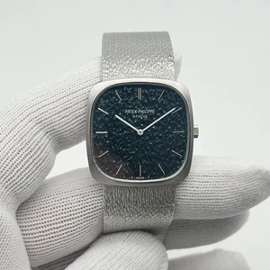 Patek Philippe Ellipse 28mm 3566/1G 18k White Gold Blue Sigma Dial Unisex Watch  - Picture 1 of 10