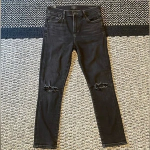 Citizens of Humanity Rocket High Rise Skinny Crop Jeans Sz 27 Distressed Slim - Picture 1 of 9