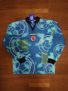 1995 Colombia National Team Goalkeeper Jersey worn by Higuita brand new M #4 - Picture 1 of 7
