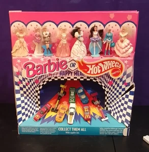 1993 Mcdonalds Happy Meal Barbie Hot Wheels Store Display komplett - Bild 1 von 9