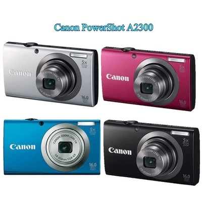 Canon PowerShot A2300 Digital Camera HD 16MP 5x Optical Zoom,Built-in Flash - Image 1 of 4