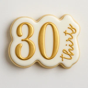 Number 30 Thirty Cookie Cutter 9cm L 10cmW - Picture 1 of 5