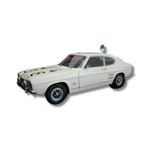 1/18 FORD CAPRI AUTOBAHNPOLIZEI DUSSELDORF 1969 MINICHAMPS EXTRA RARE BOX DAMAGE - Imagen 1 de 2
