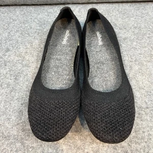 Allbirds Women's Charcoal Gray Knit Wool Ballet Flats Shoes Minimalist Size 9 - Picture 1 of 7