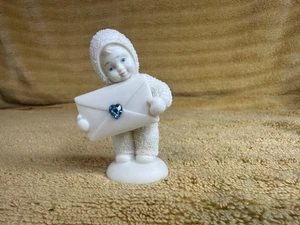 Dept 56 Snowbabies "Extra Special Delivery" September Birthstone NO BOX - Picture 1 of 4