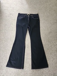 South Kickflare Blue Jeans Flares 16 Long - Picture 1 of 3