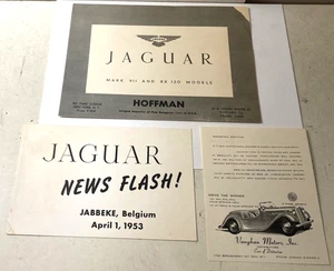 Oldtimer 1953 Jaguar Hoffmann "Jaguar XK120" Händler Verkaufsprospekte Original + Selten - Bild 1 von 8