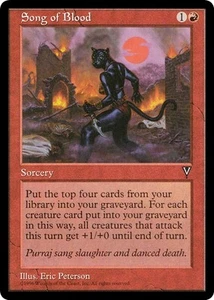SONG OF BLOOD x4 mtg VLP-NM Visions 4 Common - Bild 1 von 1