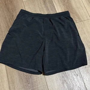 Lululemon Pace Breaker Shorts Men's Large Black Unlined 6.5" - Picture 1 of 11