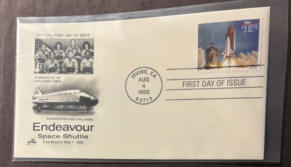 #2544A Endeavour Space Shuttle FDC Express Mail on ArtCraft cachet - Image 1 of 1