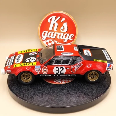 Kyosho 1/18 De Tomaso Pantera 1972 LM #32 Red Black 08855B LeMans Diecast - Image 1 of 4
