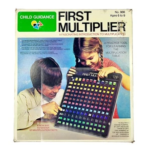 Vintage Gabriel Child Guidance First Multiplikator Mathematik Lerngerät 1979 - Bild 1 von 6