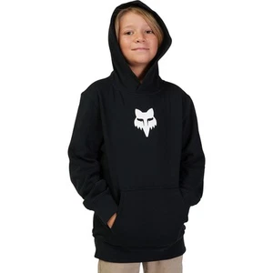 Fox Racing Youth Legacy Fleece Pullover Hoodie Long Sleeve Comfortable Black - Picture 1 of 5