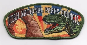 Utah National Parks Council (S-?) CSP, Green Border, Mint! - Picture 1 of 1