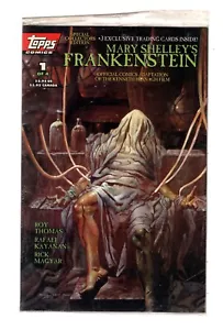 1995 TOPPS COMICS MARY SHELLY'S FRANKENSTEIN 1 (VF 8.0) POLYBAGGED with 3 CARDS* - Picture 1 of 2