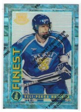 1994-95 FINEST REFRACTOR ROOKIE RC NIKO HALTTUNEN #132 SWEET!