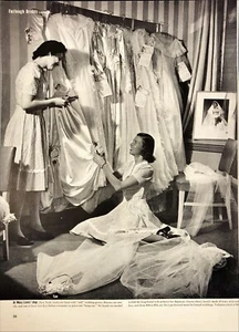 1942 Furlough Brides Marry Servicemen in Haste Magazine Print & Article - Picture 1 of 7
