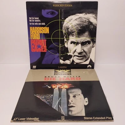 Lot of 2 Laserdisc: Die Hard & Patriot Games - Image 1 of 4
