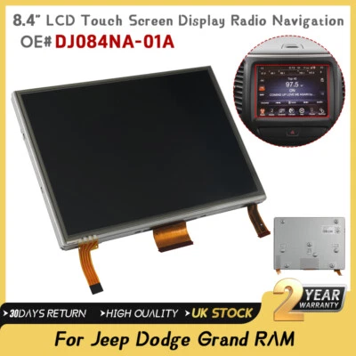 Monitor Uconnect Pantalla Táctil LCD para Cargador Jeep Dodge RAM 1500 2500 3500 EE. UU. Foto 1 de 4