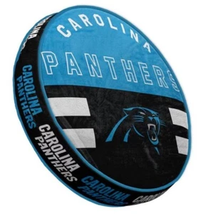 Carolina Panthers NFL 15" Circle Plushlete Pillow-F2016243098 - Picture 1 of 2