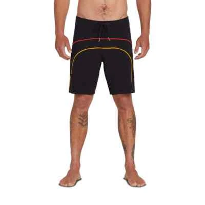 Volcom Rainbow Bridge Stoney 19" Boardshort - Black - Image 1 of 3