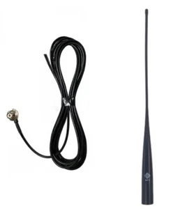 RFI CD30-148470-53 DUAL BAND UHF CB +VHF 148-174/400-477 MOBILE ANTENNA, 5M COAX - Picture 1 of 2