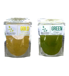 MAXX Organics GREEN & GOLD SUPER FOODS POWDER Cmp Organifi Vital Blend Drink Mix - Picture 1 of 4