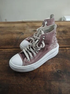 Converse All Star Platform thick sole Western MOVE high embroidered Womens 5 - Picture 1 of 9
