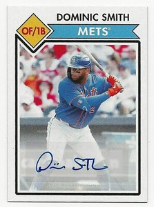 DOMINIC SMITH 2021 Topps 582 Montgomery Club  Set #1 Autograph Auto 