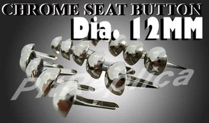 NEW YAMAHA RD60 FS1 CHROME SEAT SADDLE BUTTON 15PCS #3 - Picture 1 of 7