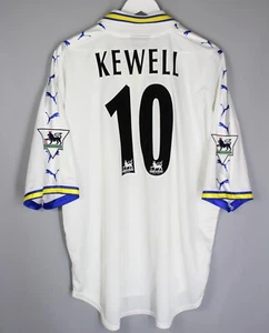LEEDS UNITED 1998 1999 2000 HOME FOOTBALL SHIRT JERSEY #10 KEWELL PUMA SIZE XL - Picture 1 of 8