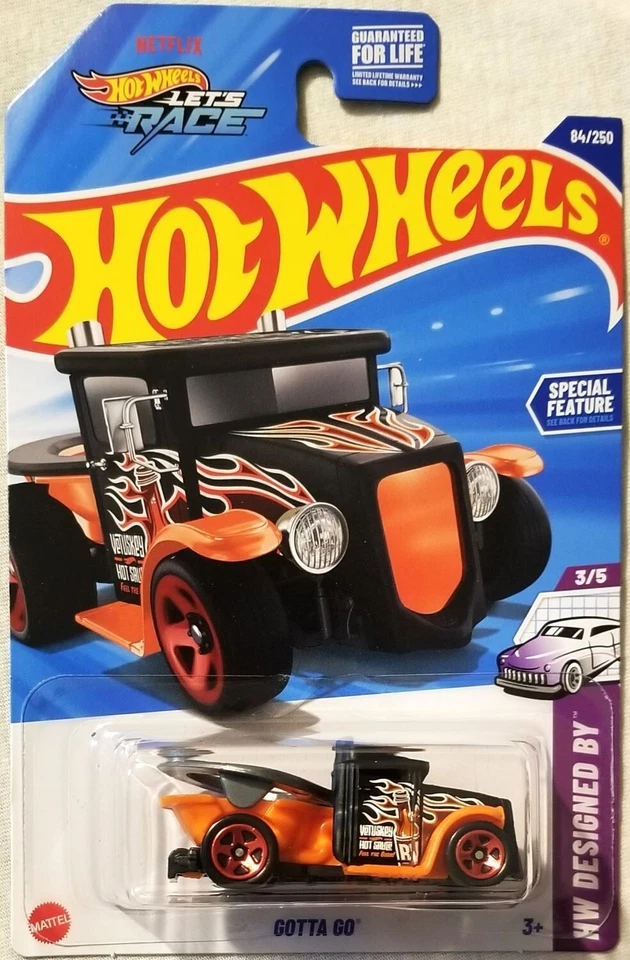 Hot Wheels - 2025 HW Designed By 3/5 Gotta Go 84/250 (BBHYY73) - Image 1 of 1