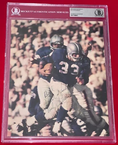 Nick Pietrosante "1959 NFL ROY Lions All Time Team" Signed Photo Auto Beckett - Picture 1 of 4