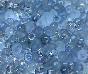 Cuentas Miyuki Magatama Tear Drop 4 mm "MEZCLA APARICIÓN" 25 gramos - Imagen 1 de 2