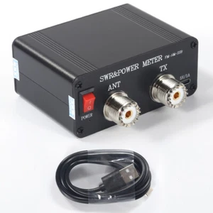 SWR & power meter LED power meter Shortwave radio Shortwave HF/50MH - Picture 1 of 5
