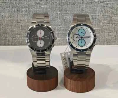 Stylish Bering Solar Chronograph Watch Men's Stainless Steel & Ceramic - Image 1 of 4